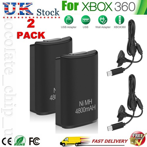 2pcs 4800mah rechargeable - 2pcs,